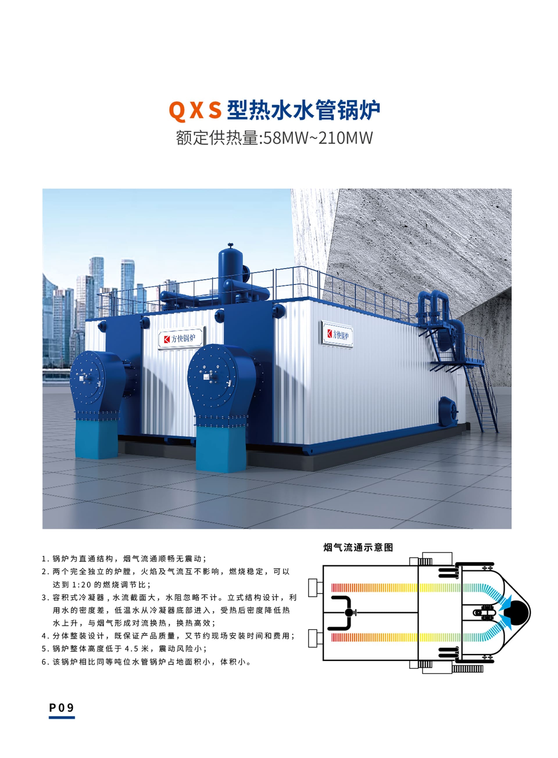 QXS型熱水水管鍋爐